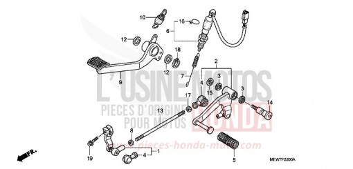 PEDALE NT700V8 de 2008
